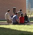 estudiantes en el Campus